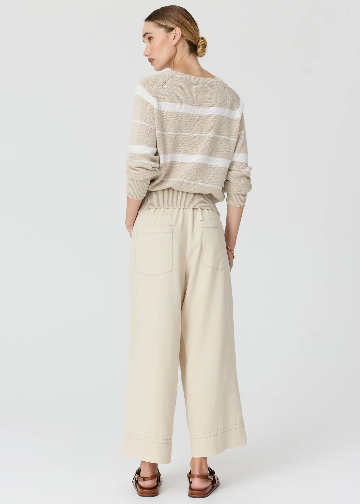 Anise Crop Pant Pebble