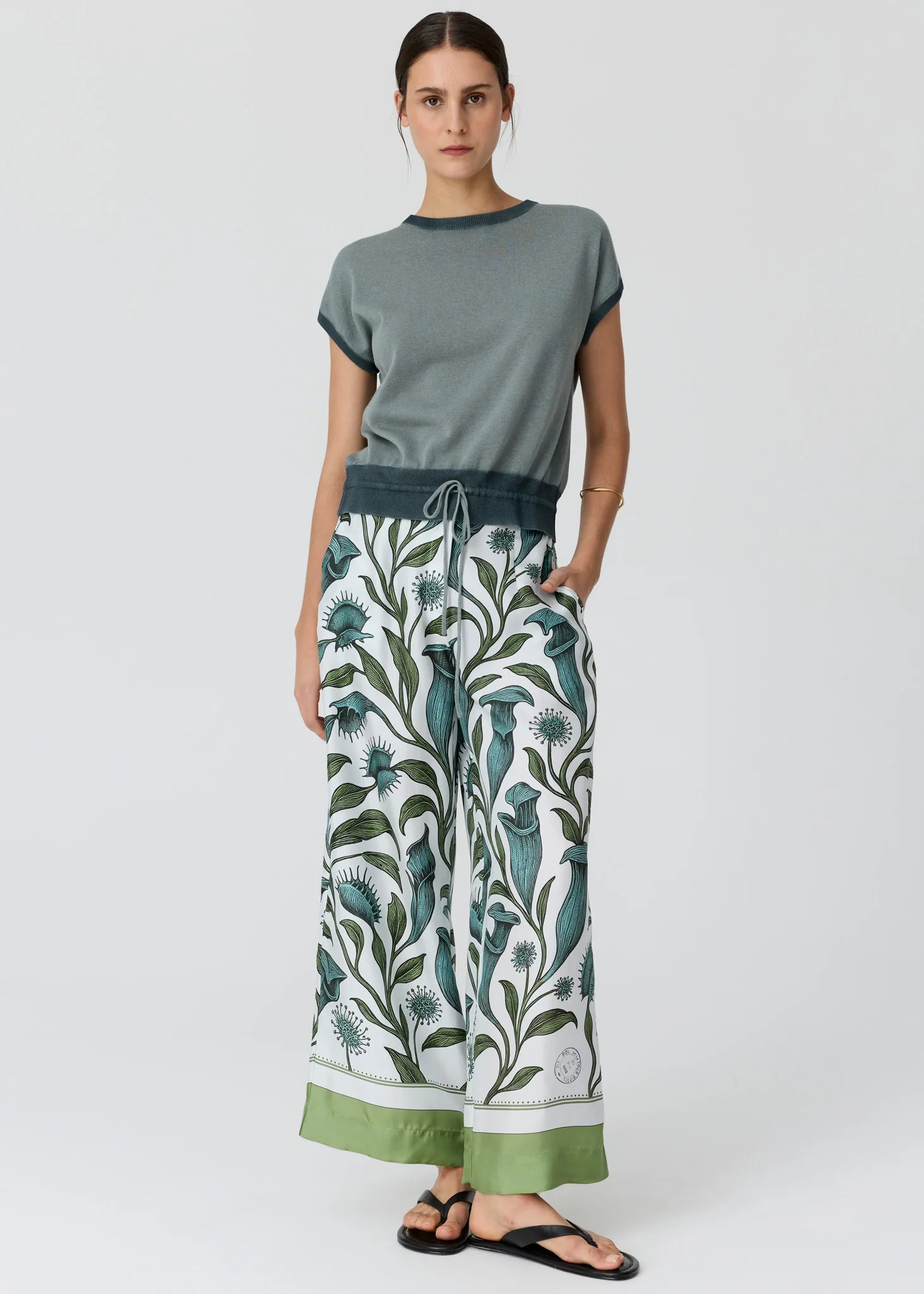 Reed Painted Knit Ocean/Teal