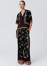 Trellis Shirt Scarf Print
