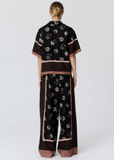 Trellis Shirt Scarf Print
