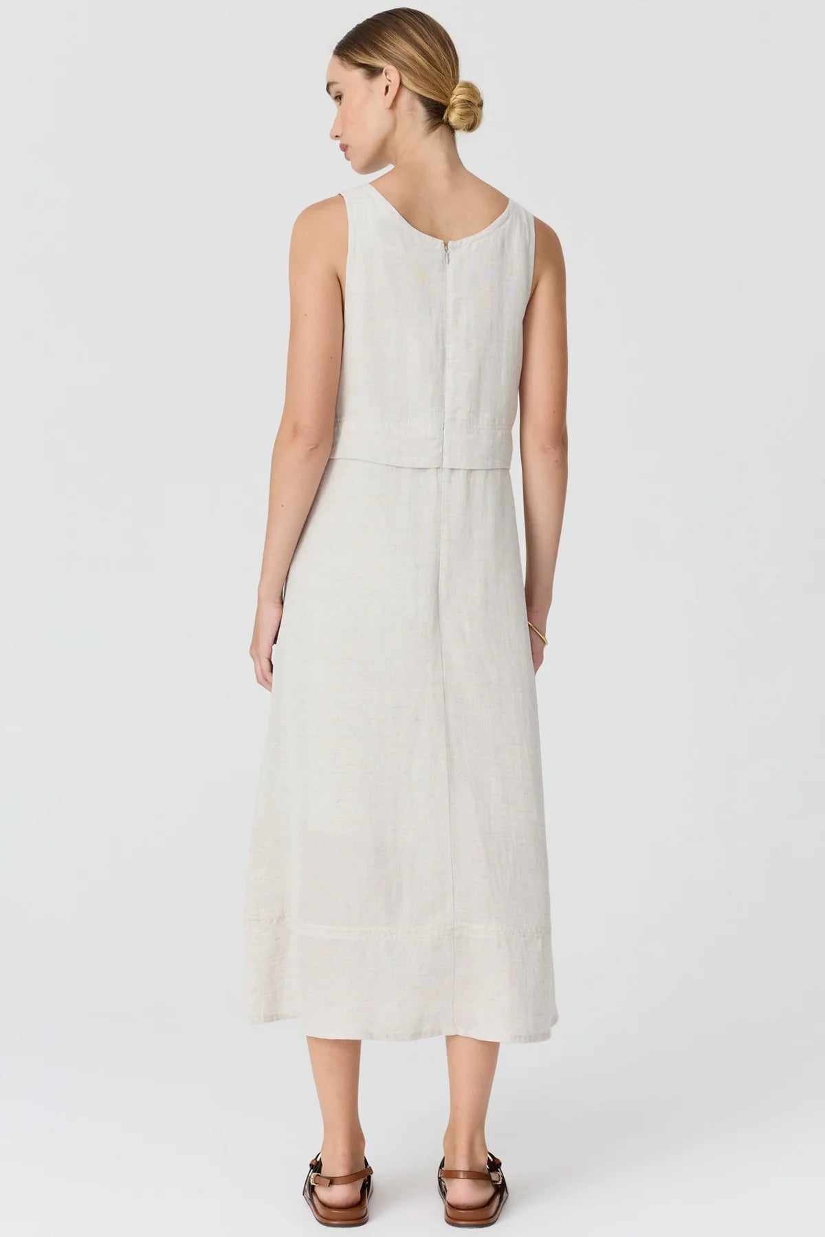 Frankie Double Layer Dress Natural