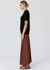 Cedar Lurex Knit Top Black/Copper