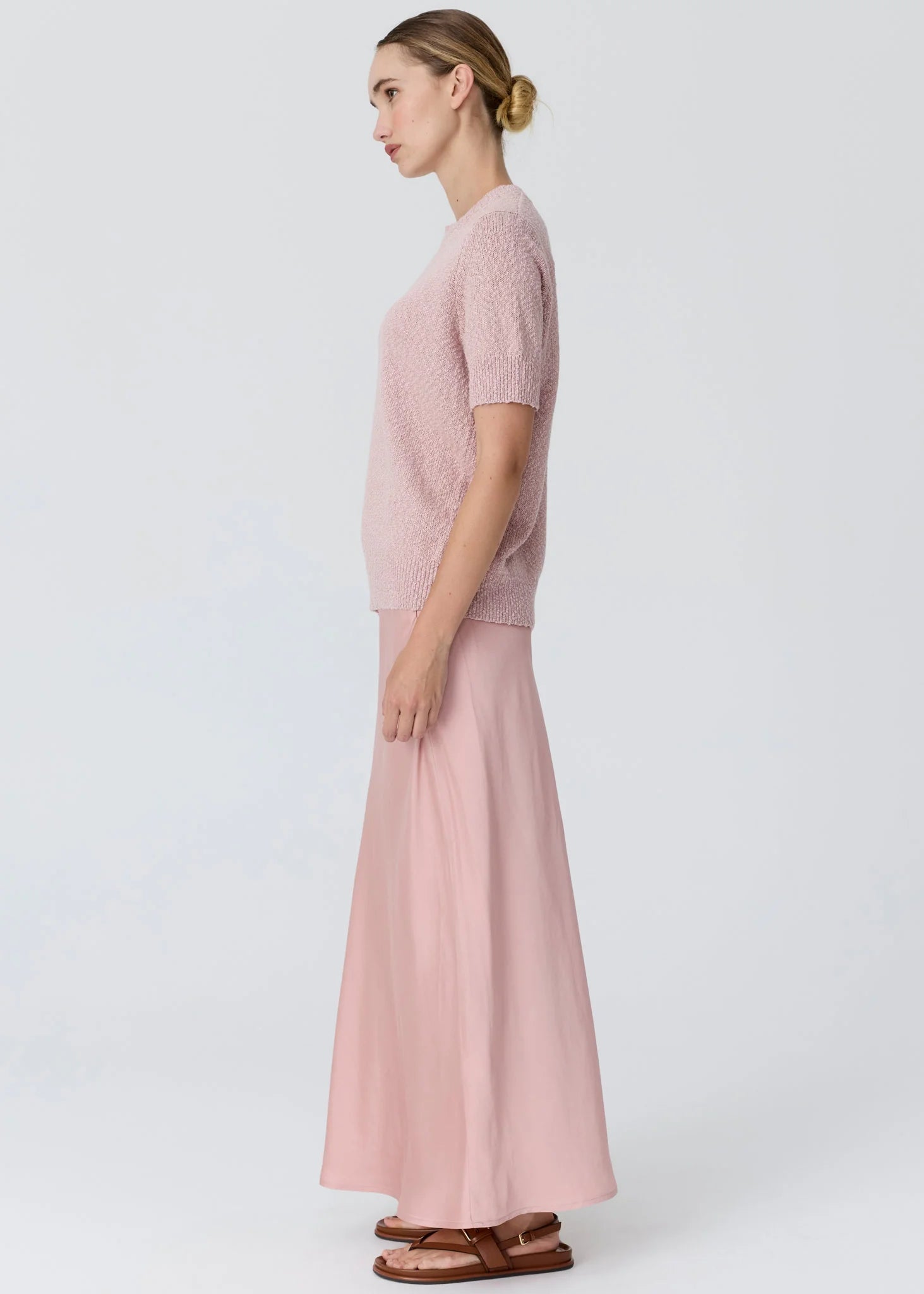 Cedar Lurex Knit Top Pink/Rose
