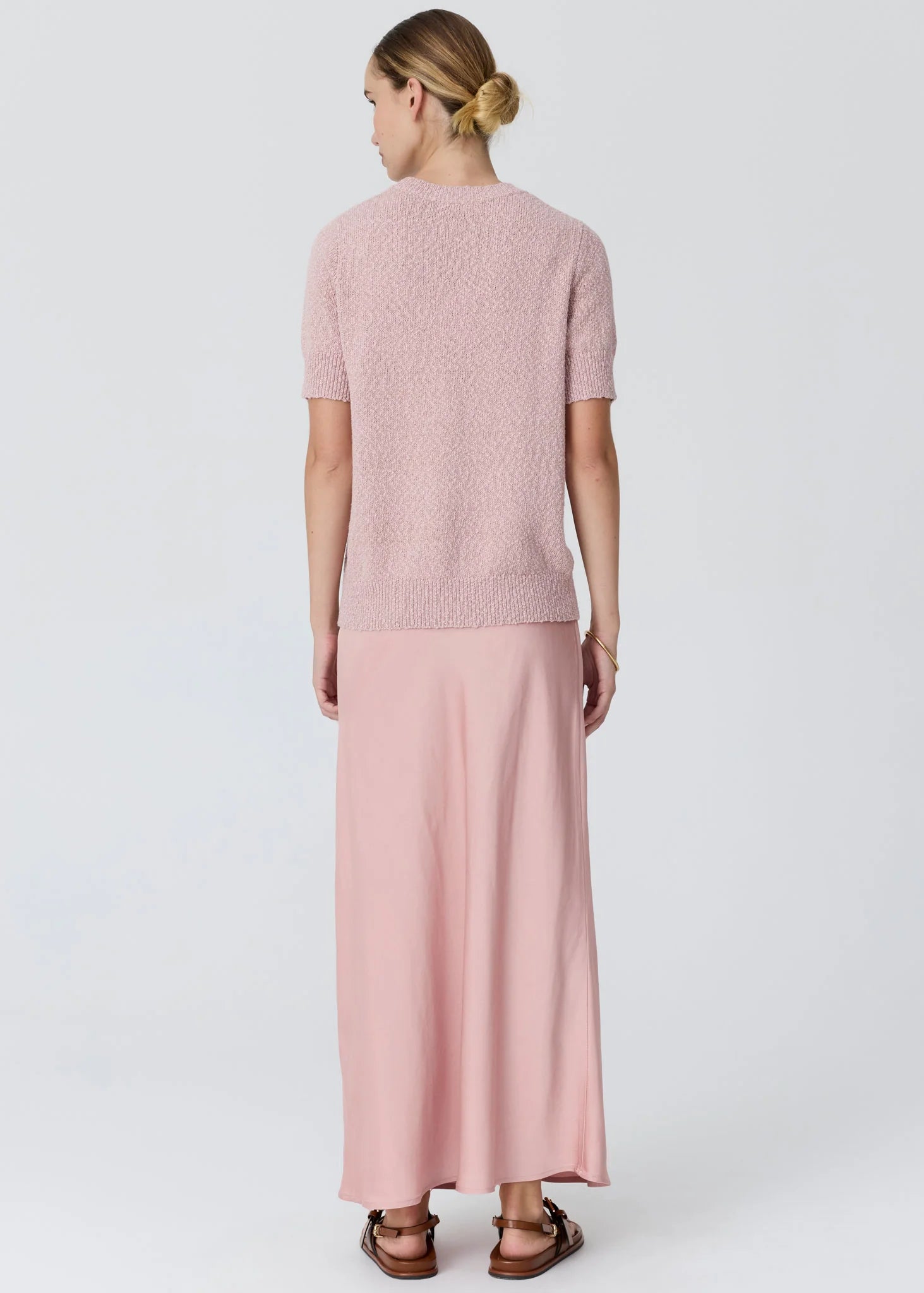 Cedar Lurex Knit Top Pink/Rose