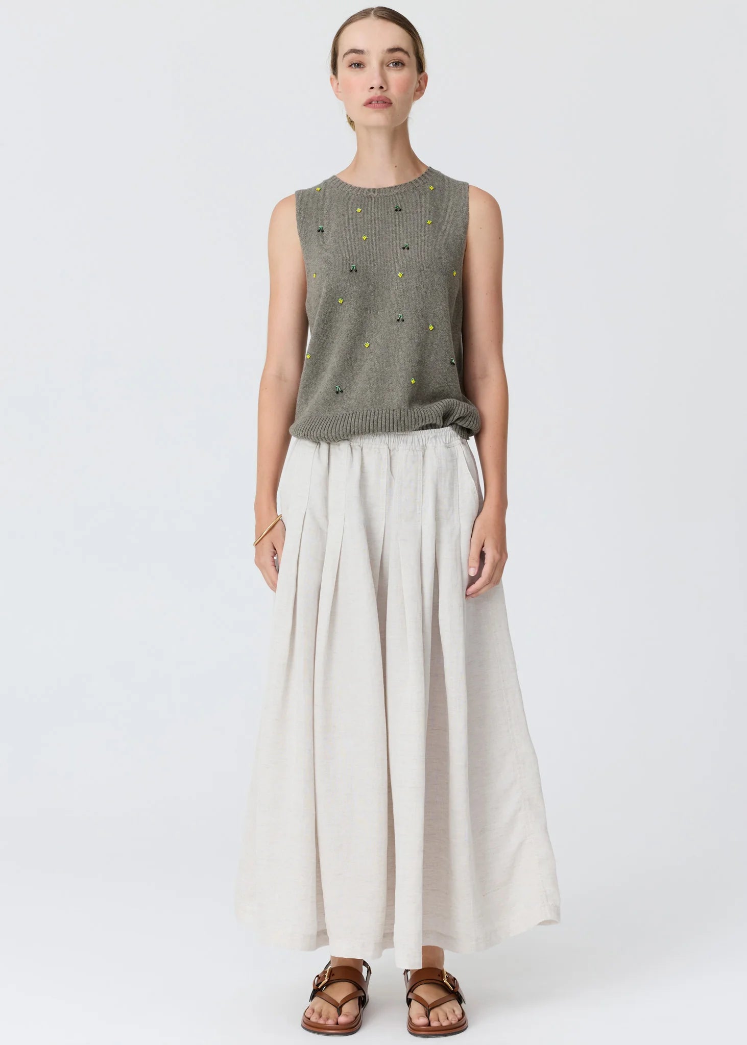 Frankie Pleat Skirt