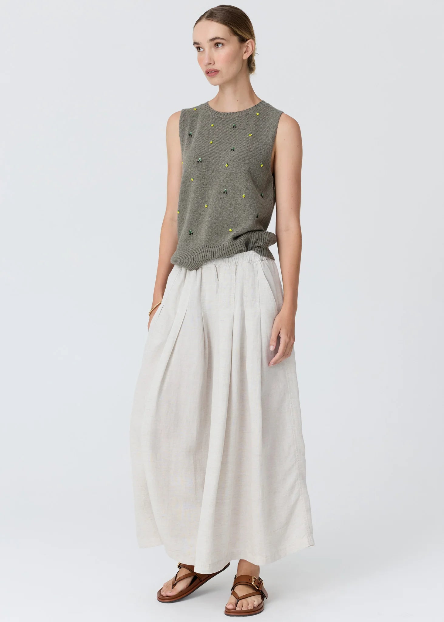 Frankie Pleat Skirt