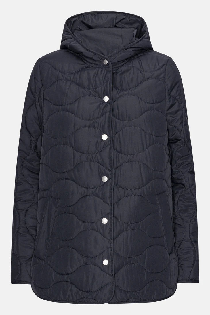 Ilse Jacobsen Quilted 02 Jacket Dark Indigo