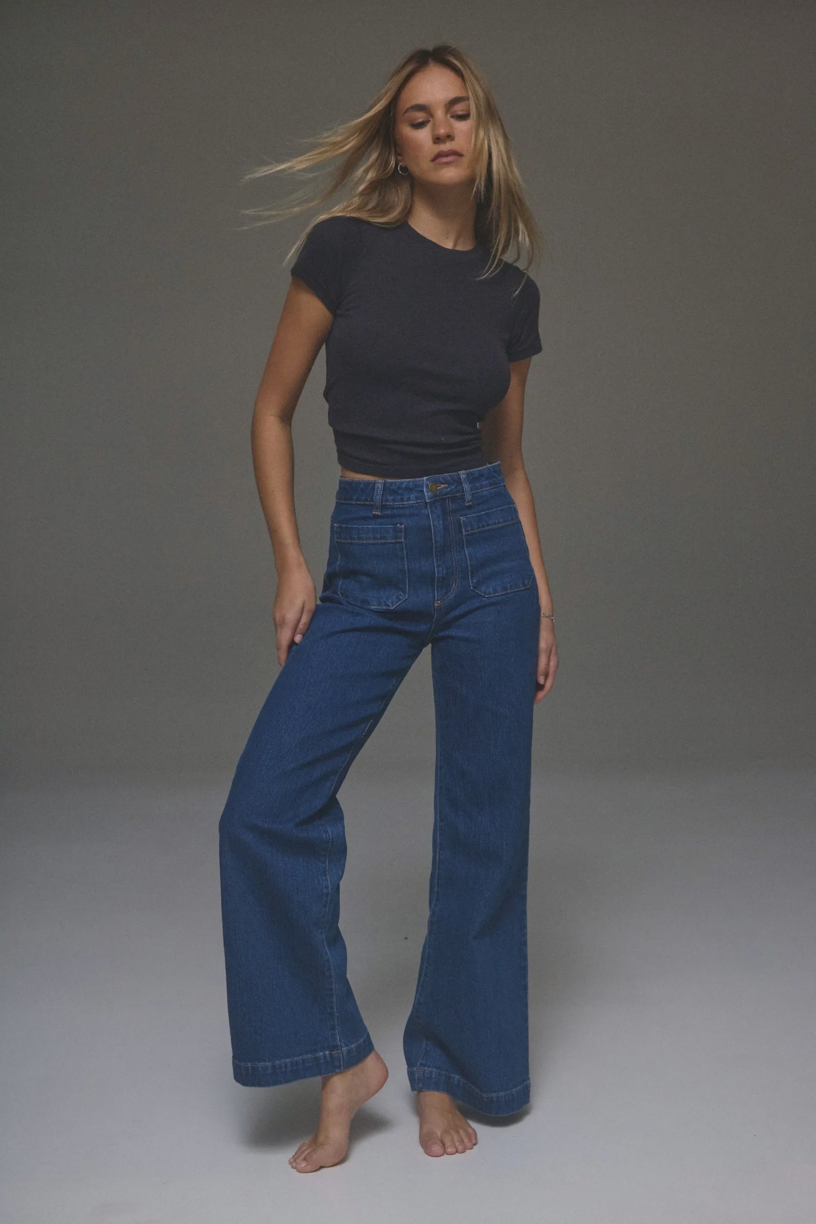 Rollas Sailor Jean Long Ruby Blue