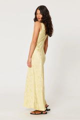 Rollas Eliza Jacquard Dress In Limoncello