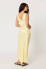 Rollas Eliza Jacquard Dress In Limoncello