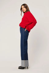 Elodie Cardigan in Crimson