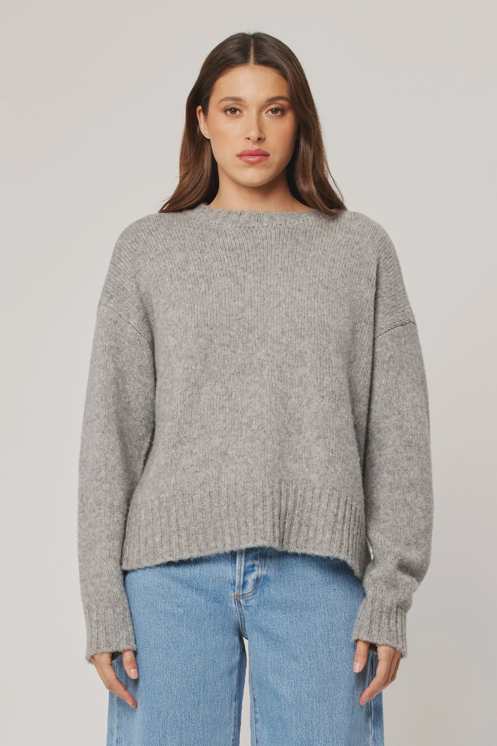 Tomboy Merino Knit Grey Marle