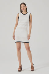 Estelle Knit Dress Vintage White
