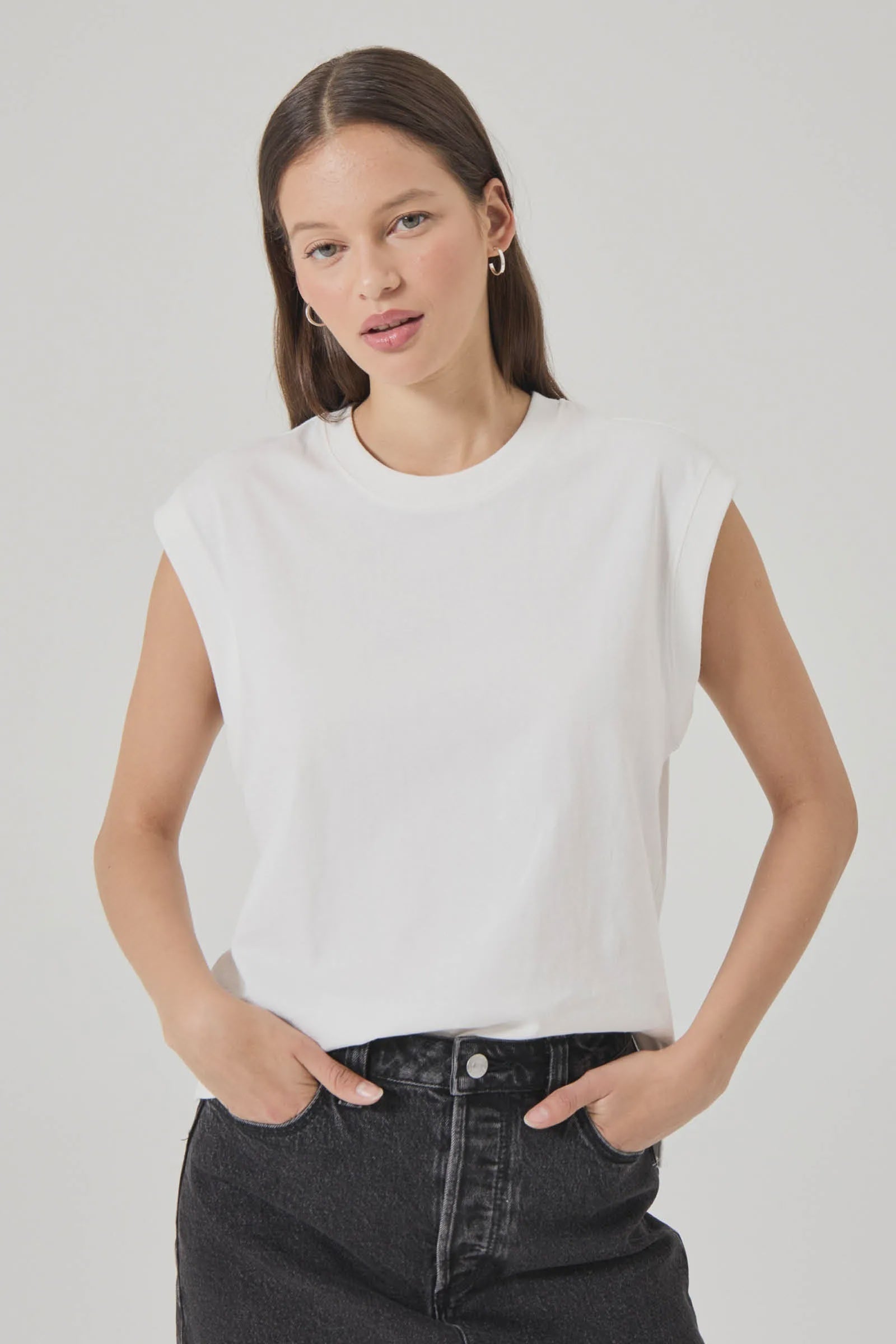 Muscle Tank Vintage White