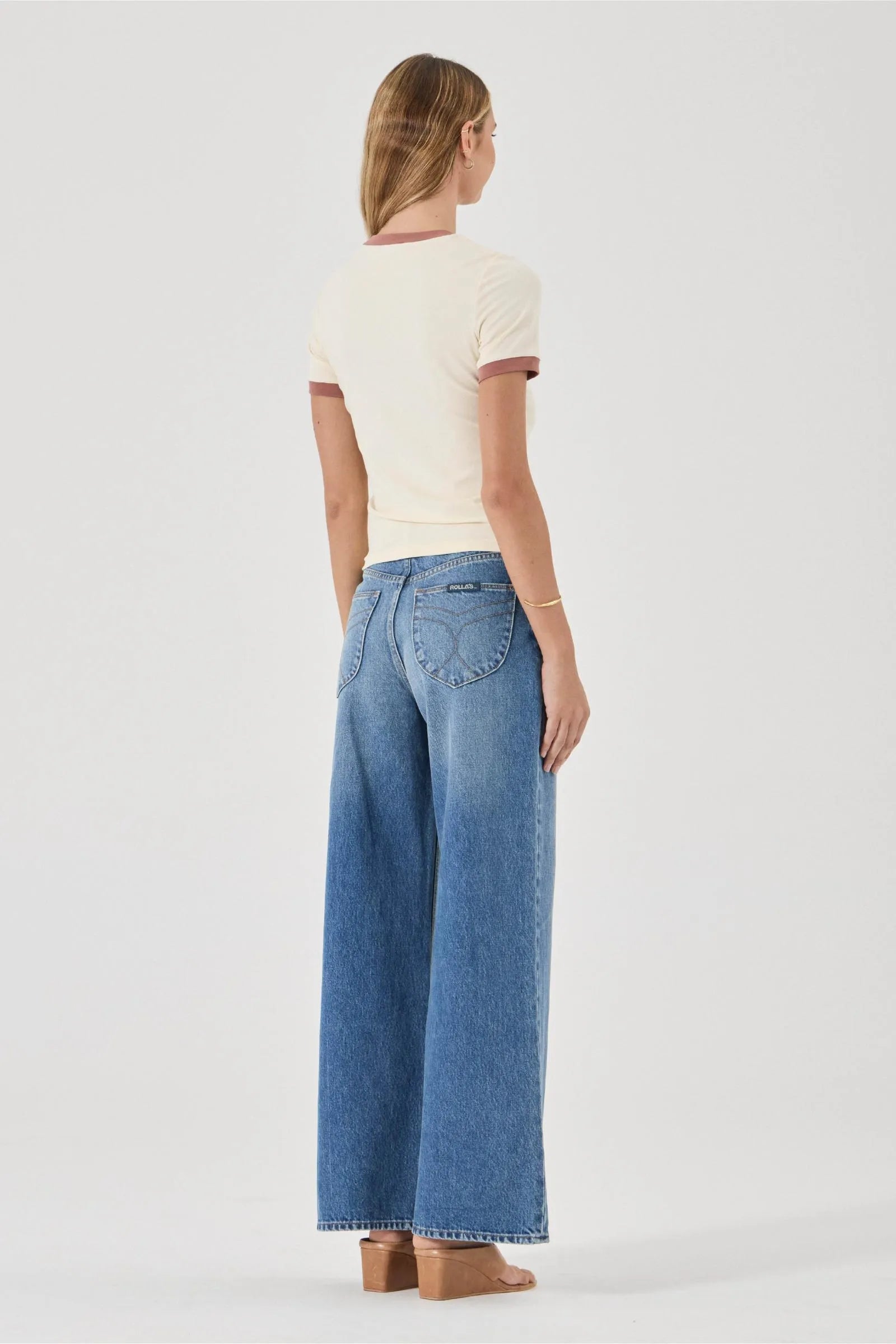 Classic Ringer Tee Petite Logo