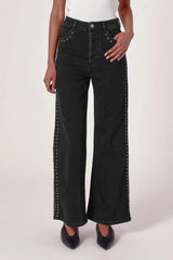 Sailor Scoop Long Black Sand Eyelet
