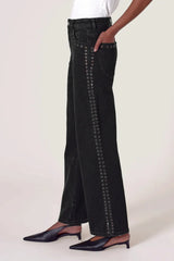 Sailor Scoop Long Black Sand Eyelet