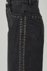 Sailor Scoop Long Black Sand Eyelet
