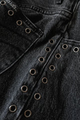 Sailor Scoop Long Black Sand Eyelet