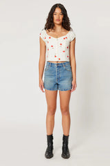 Rollas Original Short Broken Blue