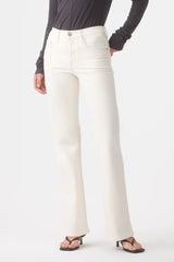 Effie Mid Flare Jean Soft White