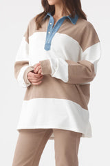 The Marco Polo Mushroom Stripe