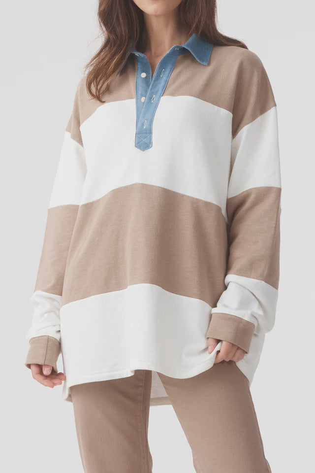 The Marco Polo Mushroom Stripe