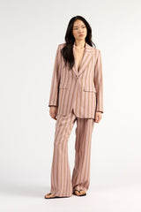 Paris Blazer Rosewood Stripe