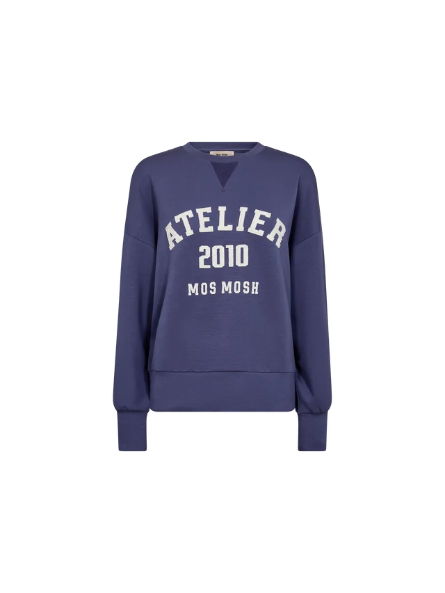 Nima Sweat Shirt Crown Blue