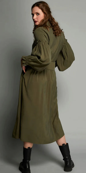 Sale Drama Chapter Dress Khaki