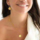 Indigo and Wolfe Sunrise Necklace Gold