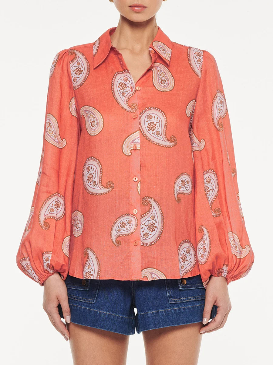Ezra Blouse Coral