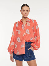Ezra Blouse Coral