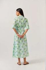 Sunray Dress  Ocean Emerald