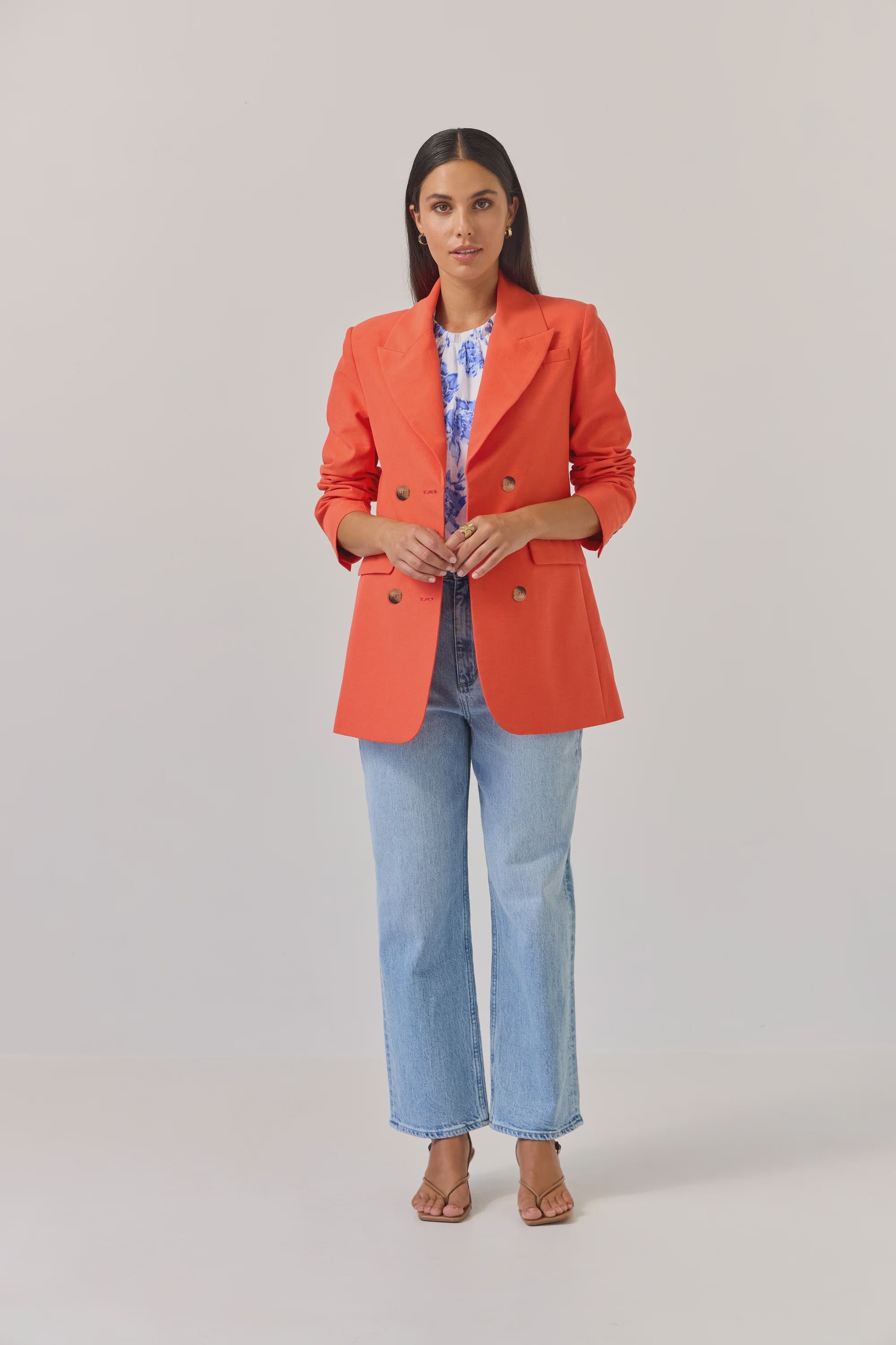 Dove Blazer Tangerine