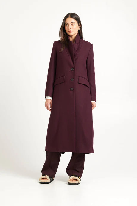 Archer Coat Merlot