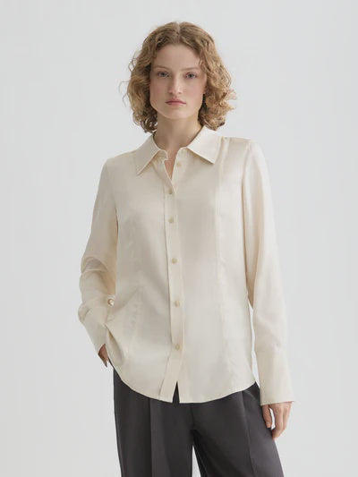 Satin Shirt Off-White