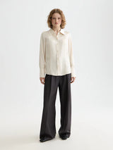 Satin Shirt Off-White