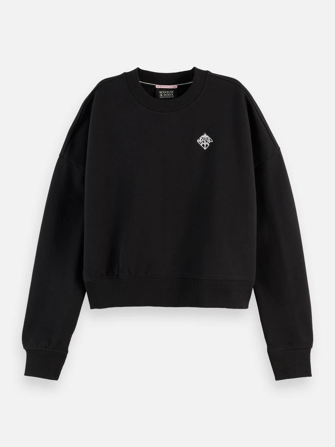 embroidered Logo Sweatshirt Black