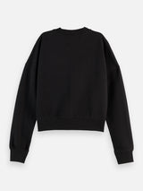 embroidered Logo Sweatshirt Black