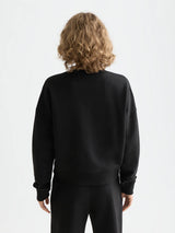 embroidered Logo Sweatshirt Black