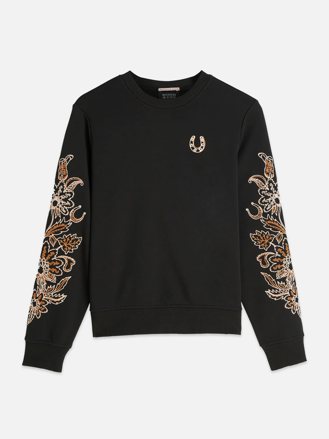 Embroidered Regularfit Sweatshirt Meteorite