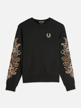 Embroidered Regularfit Sweatshirt Meteorite