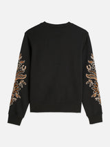 Embroidered Regularfit Sweatshirt Meteorite
