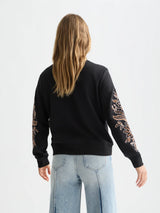 Embroidered Regularfit Sweatshirt Meteorite