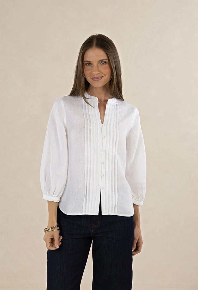 Hazel Blouse White