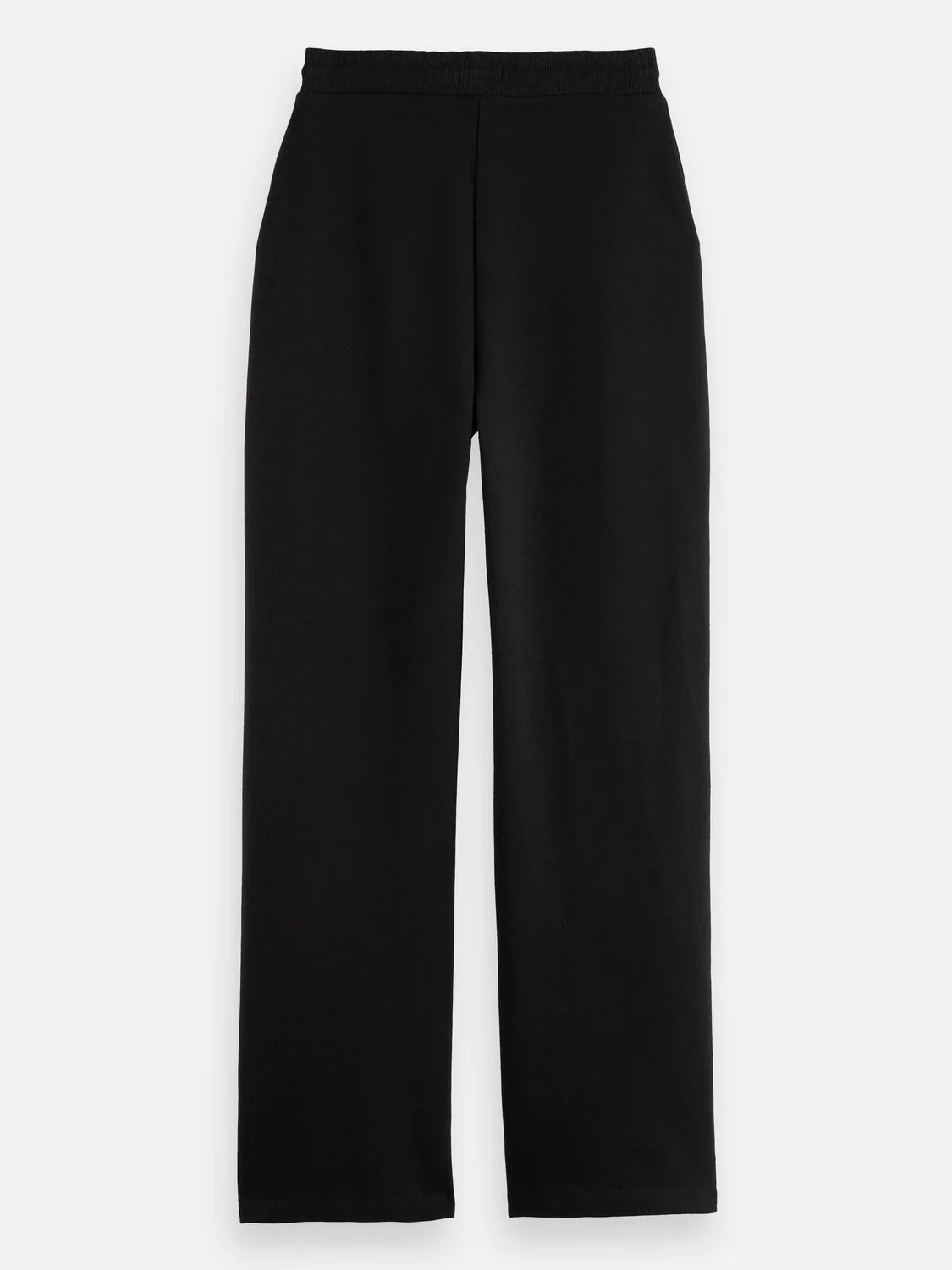 Artwork Wide leg Sweat Pants Black