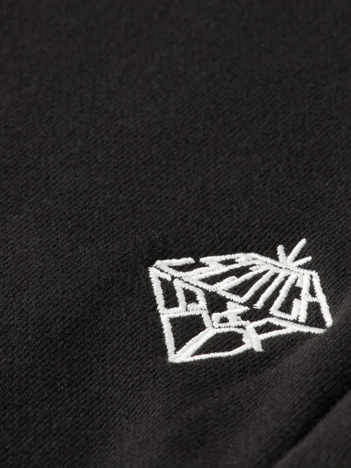Artwork Wide leg Sweat Pants Black