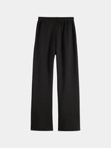 Modal Straight Leg Sweat Pants Black