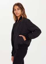 The Upside Kita Bomber Jacket in Black